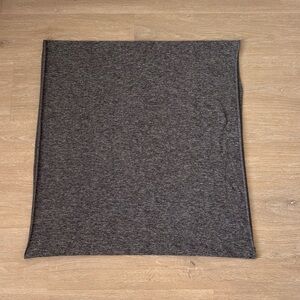 Lululemon Vinyasa Rulu Scarf Wrap Infinity Heathered Grey Reversible Preppy OS